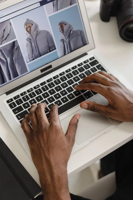 A detailed view of marketing strategy documents with close focus on text, ideal for business and finance content.